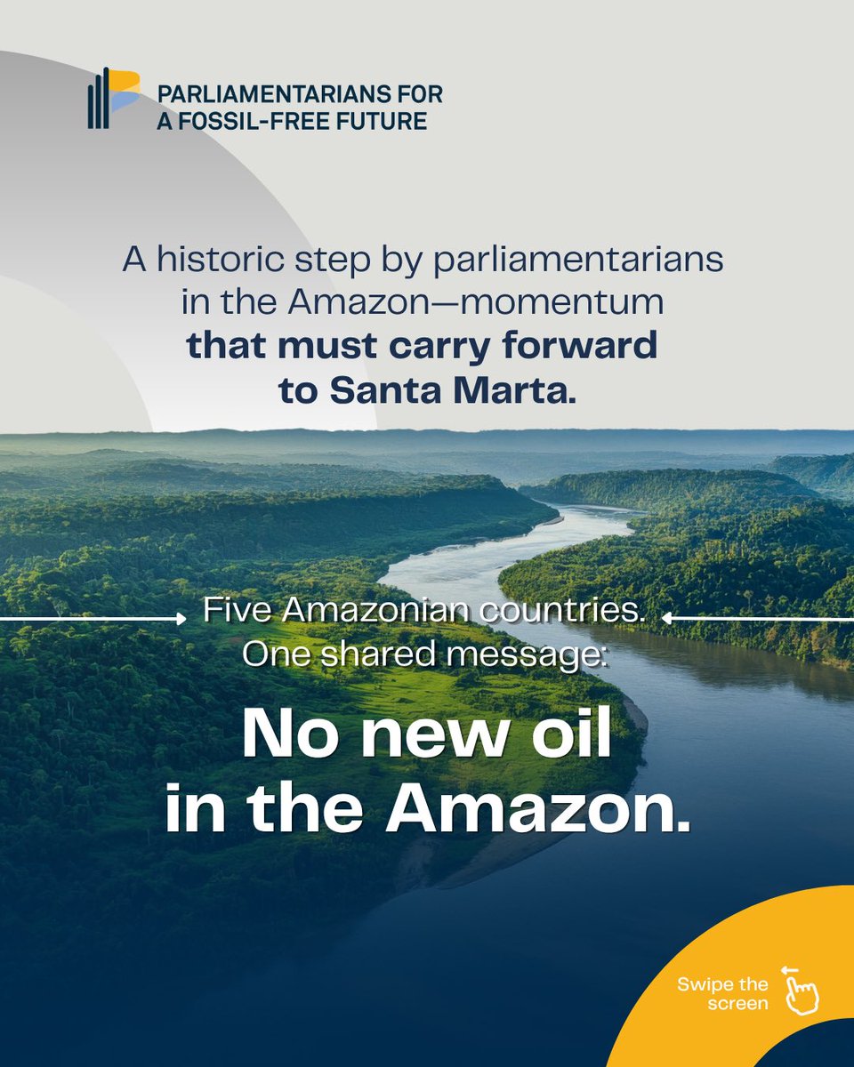 Parliamentarians for a Fossil-Free Future tweet media