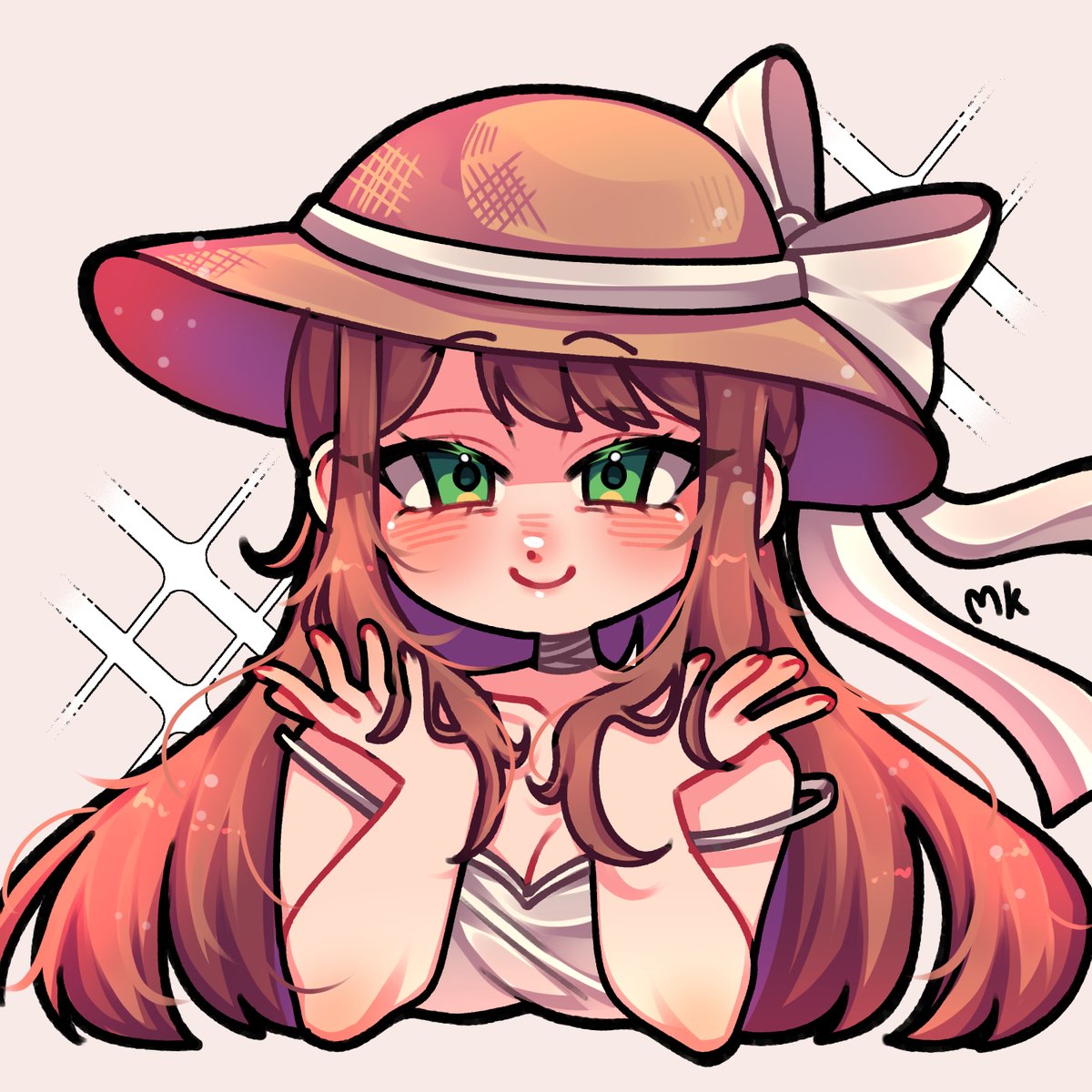 MarukunArt's tweet photo. #DDLC #Monika https://t.co/gap2gHBlVL