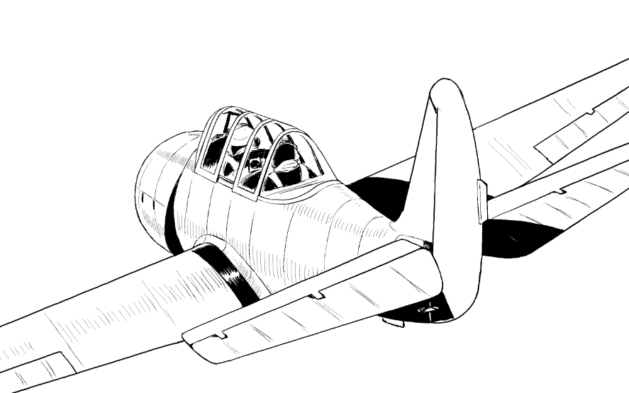 このアングルは好きだけど作画難易度は微妙に高い