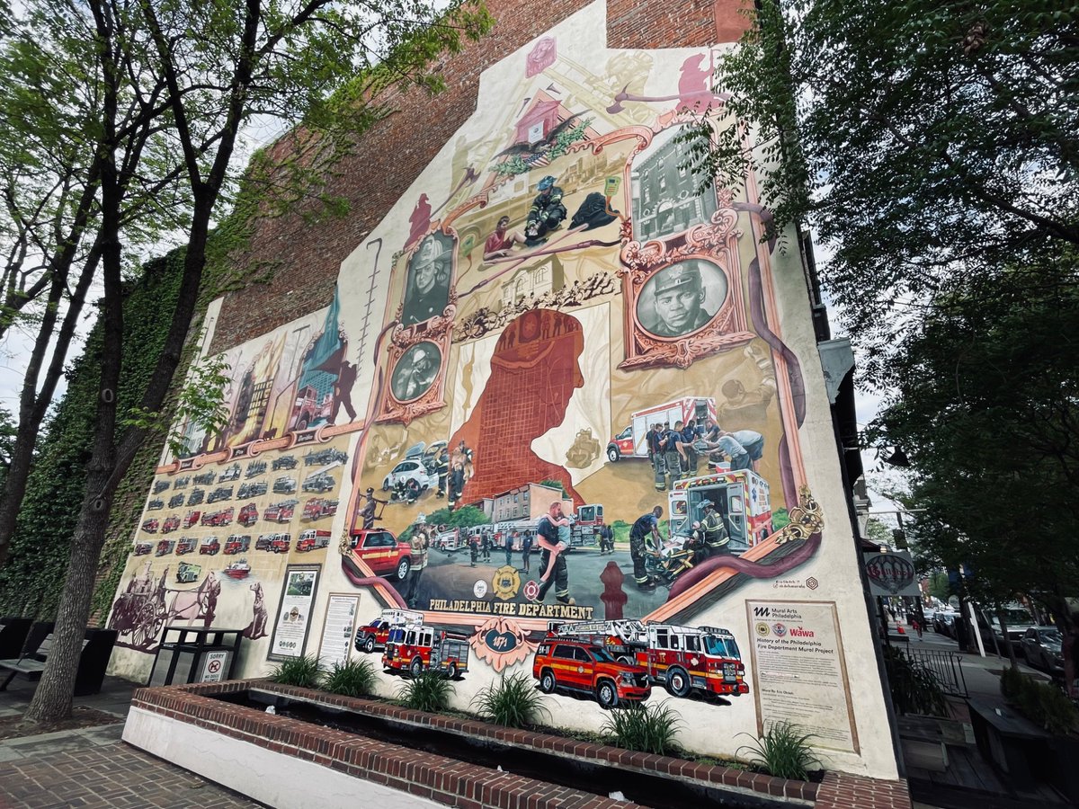 The History of the Philadelphia Fire Department Mural was a partnership ...