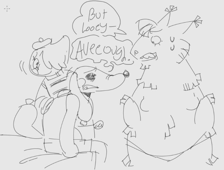 Mcpatchyton's tweet photo. Looey's sick day #dandysworld https://t.co/ZrcLaDbql7