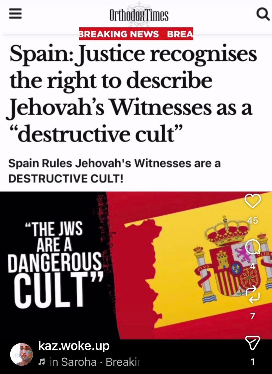 Minplosion's tweet image. Thank you, Spain! 🥹🙏

#ExJW #IGotOut