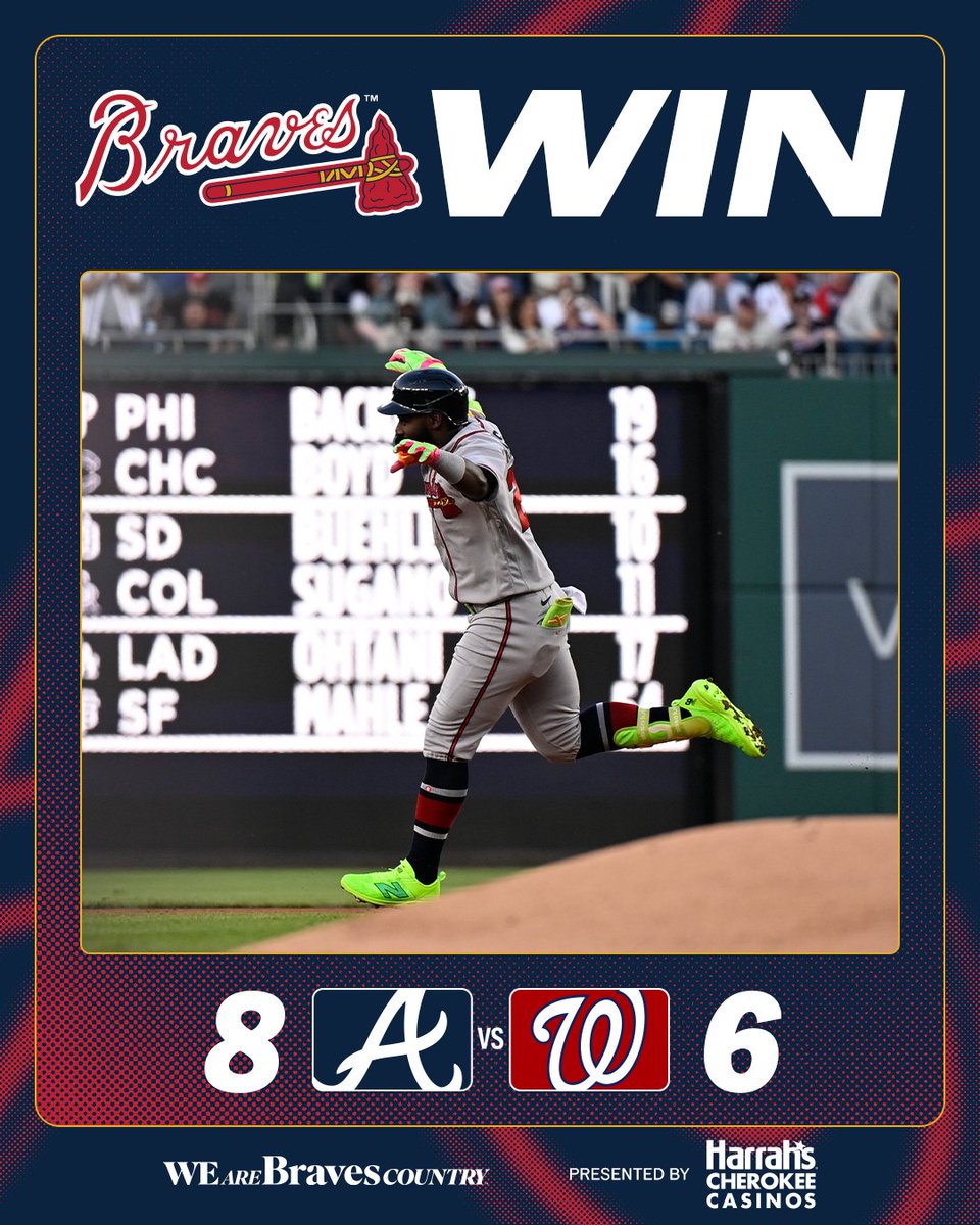 Braves's tweet image. Braves win!

#BravesCountry