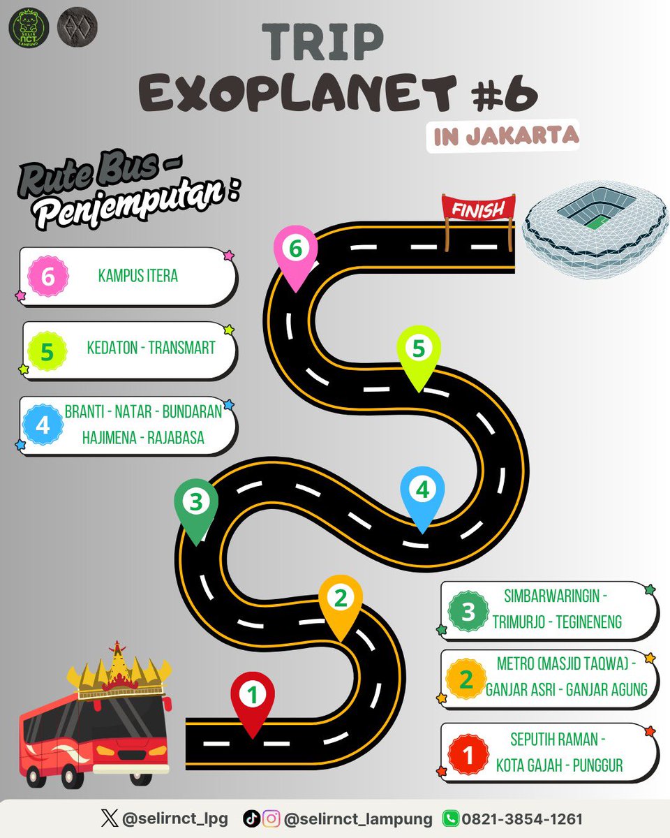 TRIP KONSER KPOP LAMPUNG - JKT || OPEN TRIP EXO tweet media