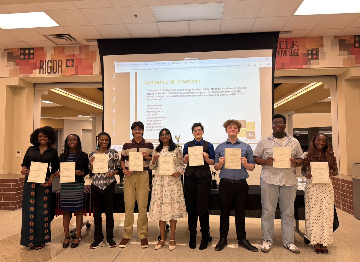 Avon High School Speech and Debate Team tweet media