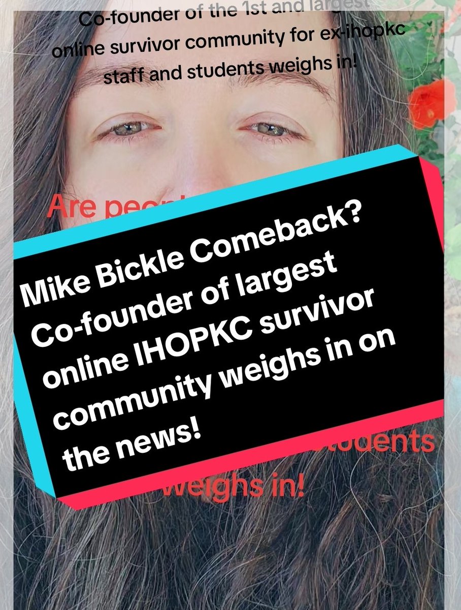 SieNoel's tweet image. Mike Bickle Comeback? Co-founder of the 1st and largest online survivor space for former IHOPKC staff and students weighs in!
#ihopkctoo #mikebickle