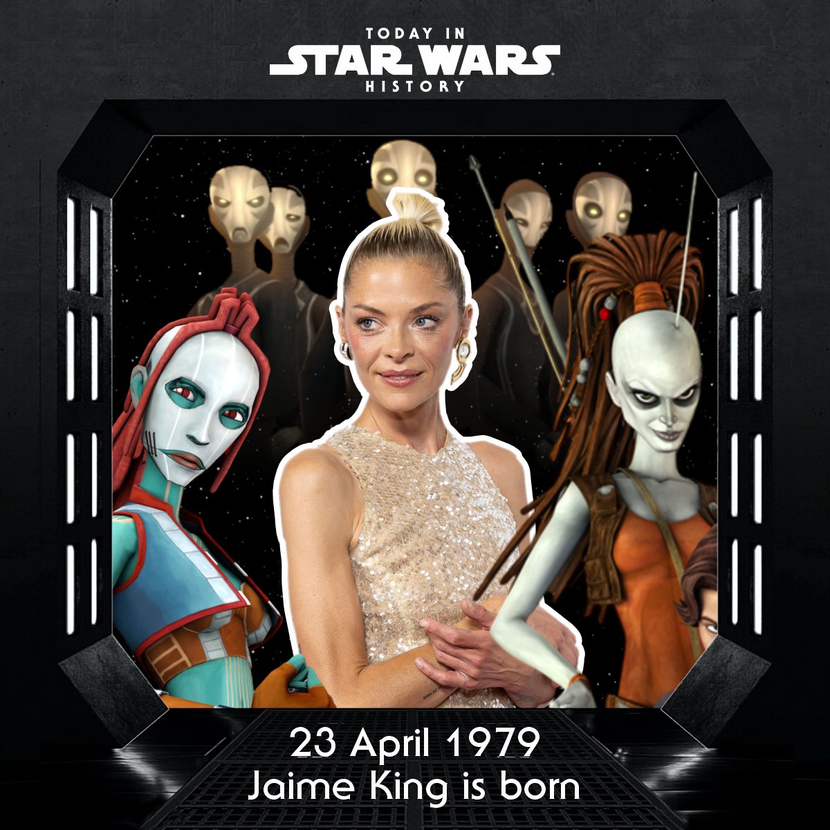 TodayinStarWars's tweet photo. 23 April 1979 #TodayinStarWarsHistory “The beast is you, and you are the beast. To deny it simply gives it power." #AurraSing #Priestesses #JaimeKing https://t.co/FRvfGTIz59