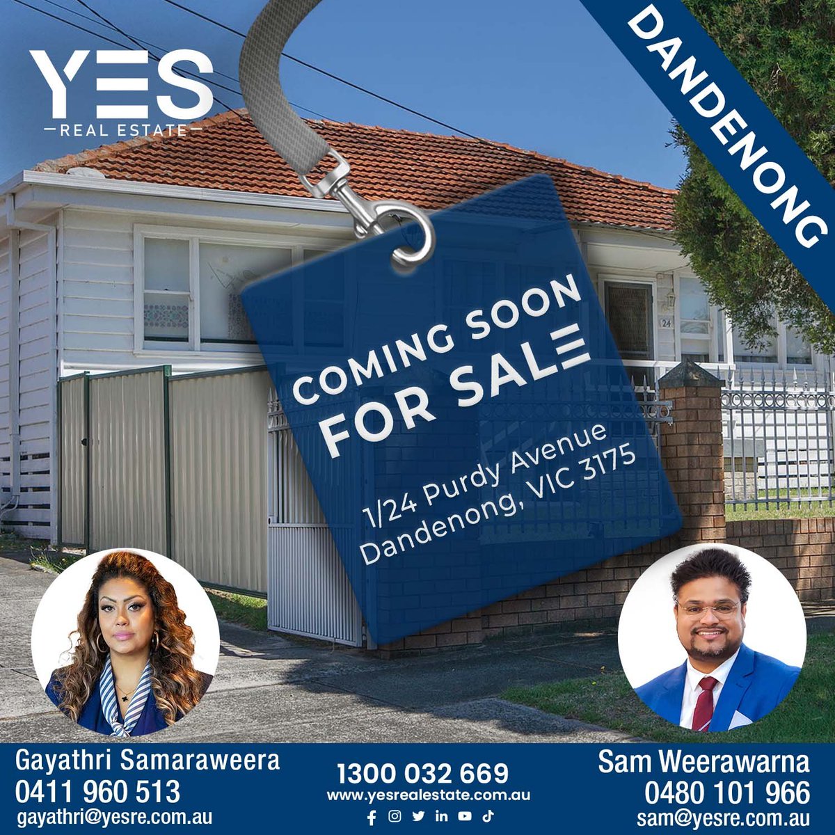 YESRealEstateAu's tweet image. 💥𝗖𝗢𝗠𝗜𝗡𝗚 𝗦𝗢𝗢𝗡 ⏰ For Sale 💥

🌀 A fantastic opportunity is on the way! This centrally located 3-bedroom front home offers everyday convenience in a highly sought-after location. 

🌐 yesrealestate.com.au

#YesRealEstate #comingsoon #newlisting #forsale #melbourne