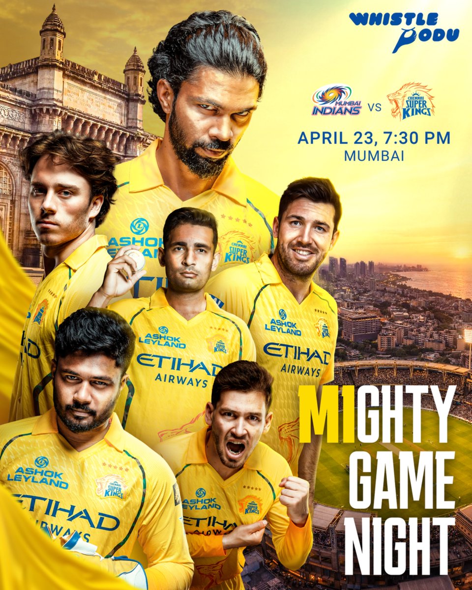 ChennaiIPL's tweet image. Lions assemble to roar at WankheDEN! 🦁💪

#WhistlePodu #MIvCSK