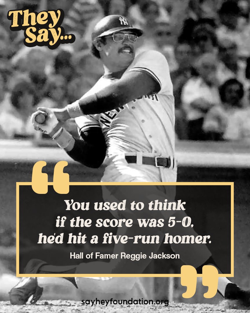 SayHeyFdn's tweet image. That’s presence. That’s impact.

Reggie Jackson recognized that Willie was someone who didn’t just contribute- he elevated everything around him.
 
#SayHeyFoundation #WillieMays #TheySay #ReggieJackson #MrOctober