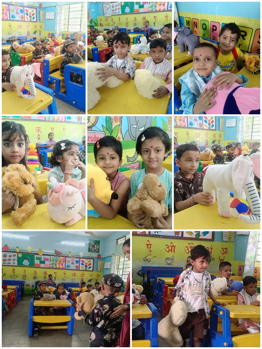 kv2_afspune's tweet photo. Our future stars begin their journey with joy! ๐
On their first day, little learners introduced themselves along with their favourite toy friendsโbuilding confidence, creativity, and smiles from the very start. ๐งธโจ #JoyfulLearning #EarlyYears @EduMinOfIndia @KvsMumbai @KVS_HQ https://t.co/1Wd9pd2tKF