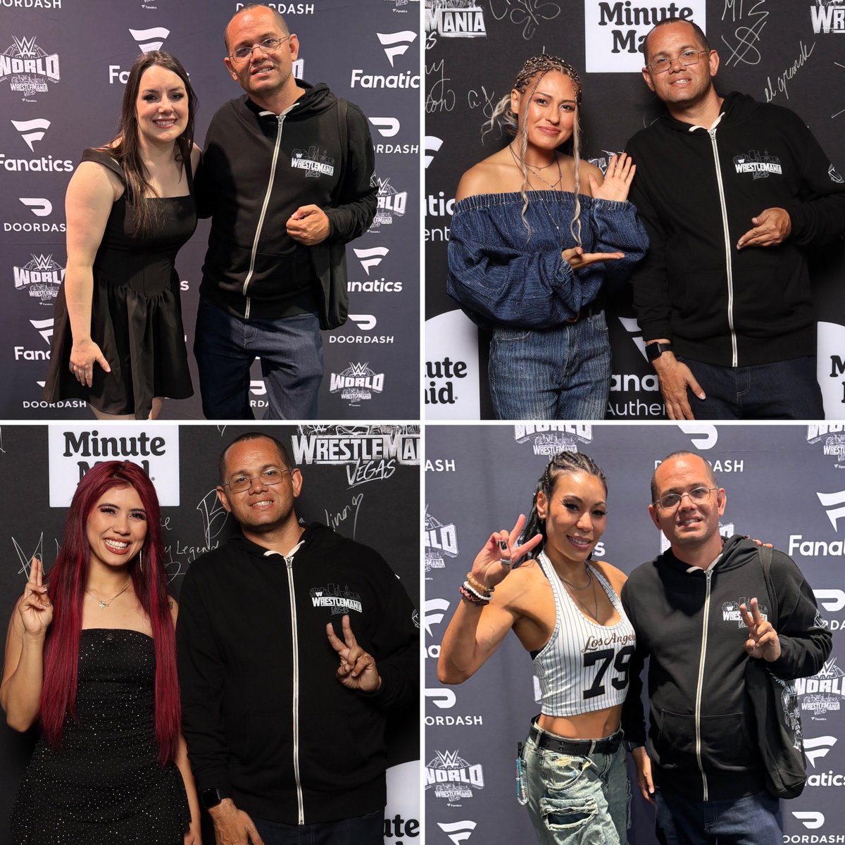 InnocentSinful's tweet photo. My favorite #WWEWorld &amp; #WrestleCon memories of 2026! https://t.co/fmHCP2xgyQ