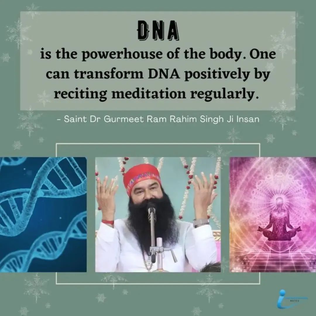 Abhishe11062304's tweet photo. Meditation, vegetarian food &amp; positive living #BoostYourDNA naturally . Saint Gurmeet Ram Rahim Ji says these healthy habits strengthen body, mind &amp; soul for a disease-free life. https://t.co/a1HFrrFjUD