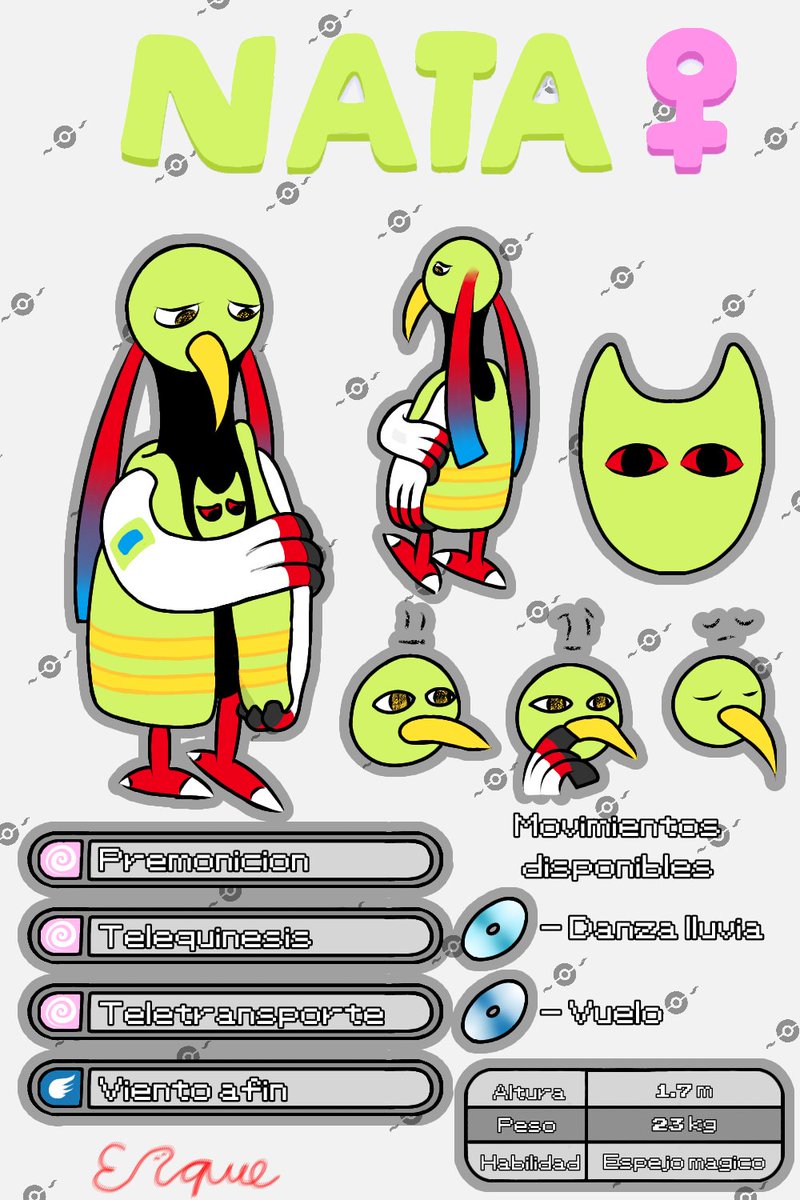 Enque202's tweet photo. Dibujo 25/100
Ficha de diseño de mi poke-sona Nata.

Actualizada y pulida con nuevos detalles
#pokemon #pokesona #art #digitalart https://t.co/y4TaC4gppd