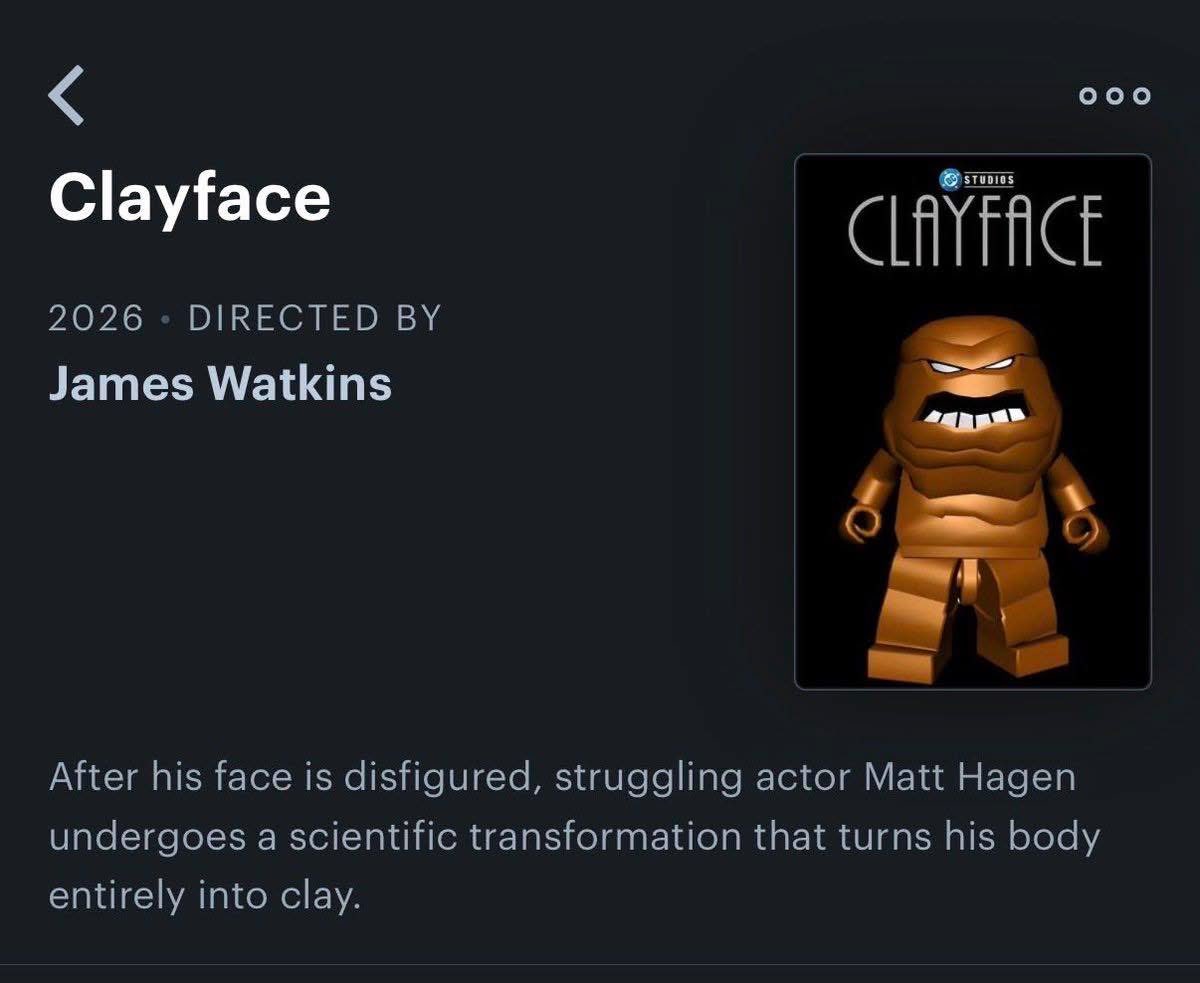 Ahora que ya hay póster oficial de Clayface vamos a despedirnos de esta leyenda