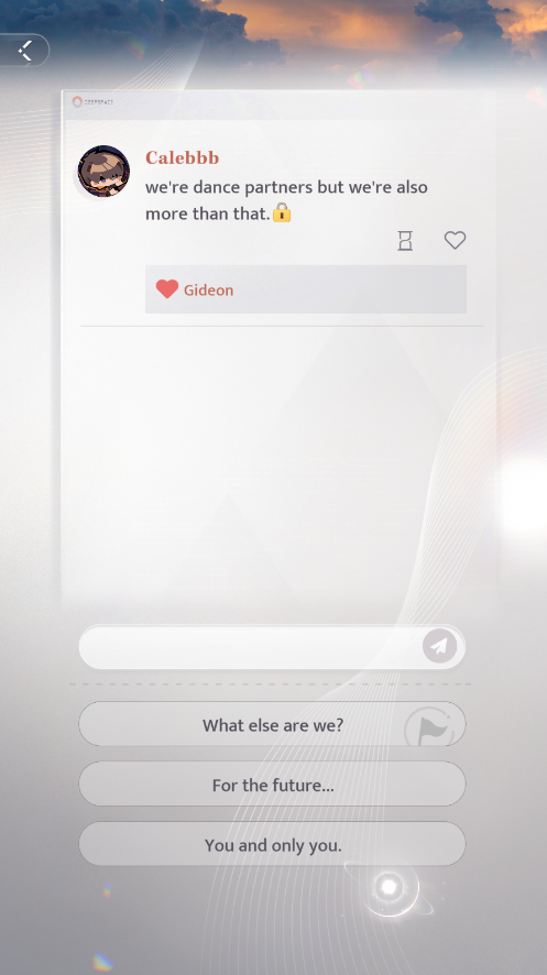 fleaseyylads's tweet image. I just cant choose the option immediately... Sometimes U just want to see how he'll react to those jokes!😫

#Caleb #LoveandDeepspace #LADS