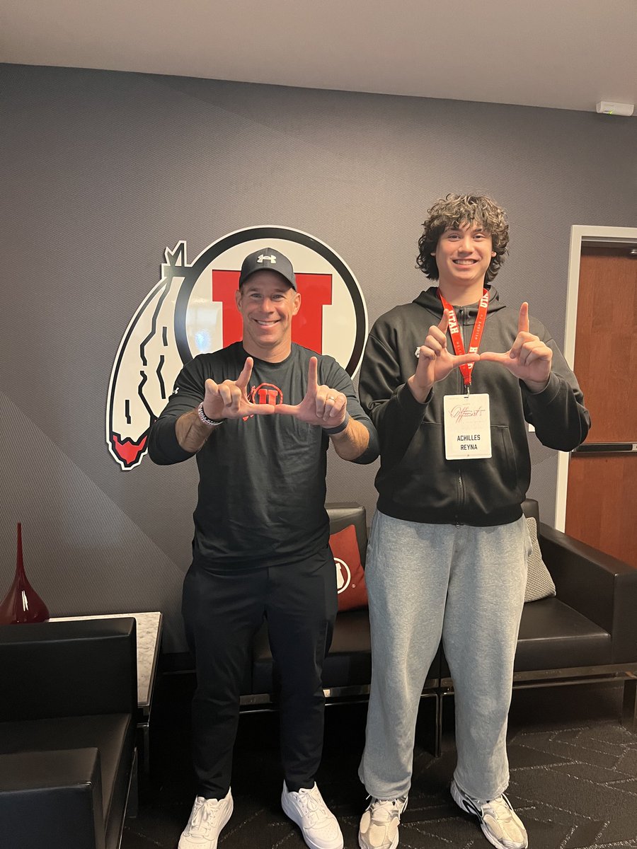 reyna_achilles's tweet image. Huge thanks for all the University of Utah and all of the staff for having me on my official visit, it was great meeting everyone and building relationships, had the most fun and excited for the rest of my recruitment journey, Go Utes #agtg #d1 #officialvisit