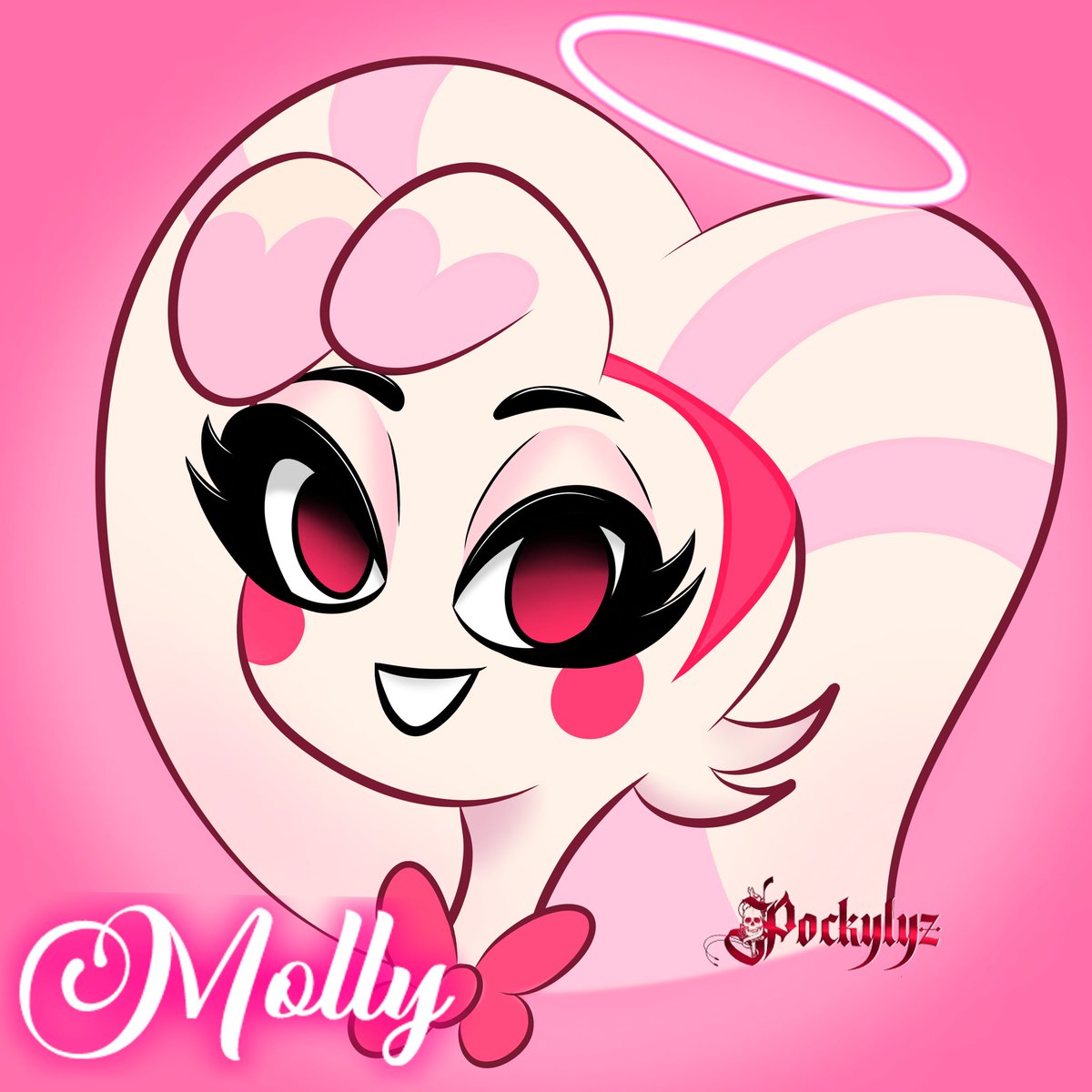 pockylyz's tweet image. Decided to draw all the Hellverse characters this year👀
So far, we have this for the collection! Cherri is one her way!🍒💣
#Velvette #Vox #CharlieMorningstar #MollyHazbin #HazbinHotel