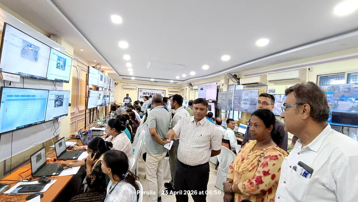 CEOWestBengal's tweet image. DM &amp;amp; DEO present at the integrated Control room for ensuring a smooth and secure Election process at Purulia district of West Bengal.
#WBLA2026 #WebCasting #ControlRoom
@ECISVEEP
@SpokespersonECI
@PIBKolkata
@airnews_kolkata
@PuruliaSveep