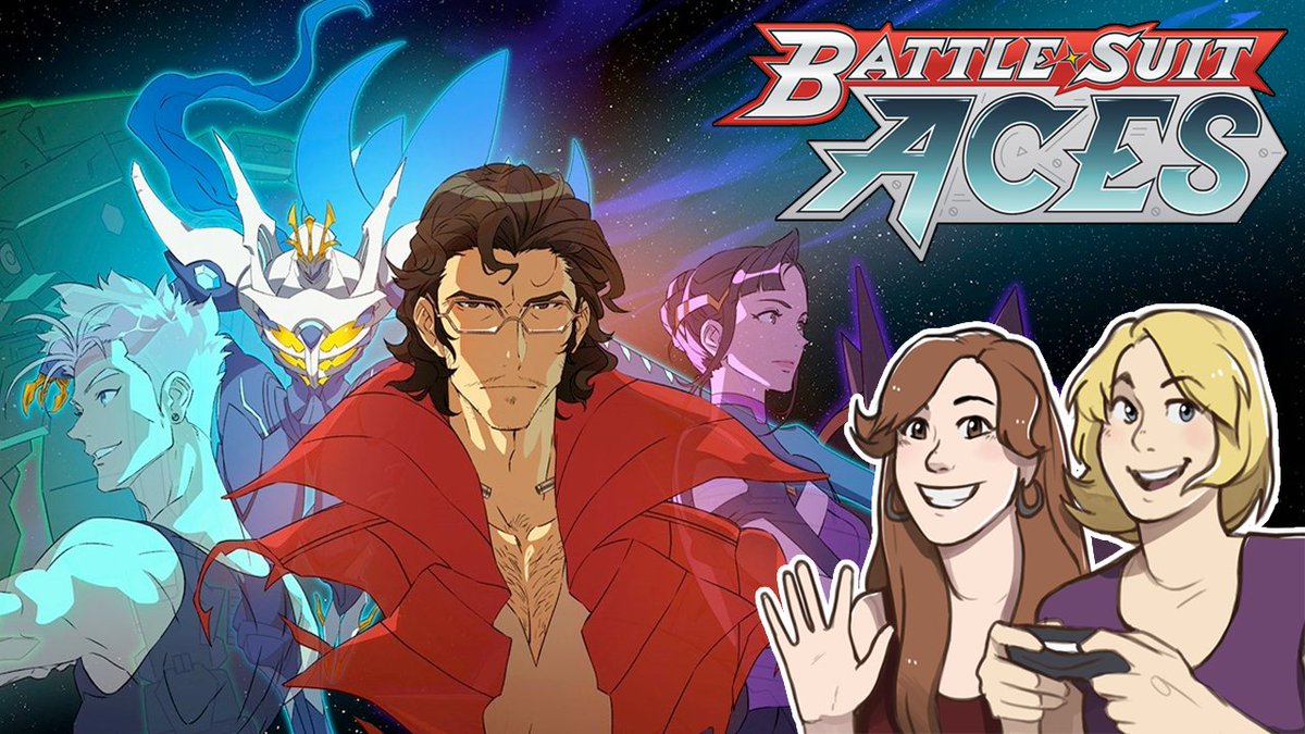 shortonegames's tweet photo. Hey folks! Gina and Allison will be streaming Battle Suit Aces tonight at 7:00pm PDT on Twitch! You can follow our Twitch channel here: https://t.co/McnAq2GBas   

Looking forward to joining you all soon! https://t.co/ralYA6guFb