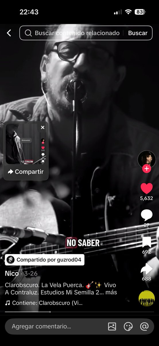 Para Guzmán, no ves que me haces mal