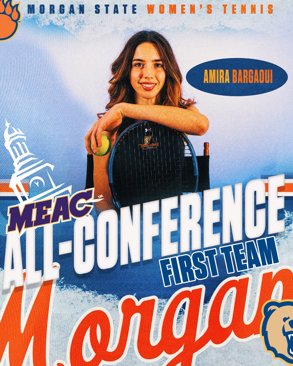 MorganStBears's tweet photo. Congrats to our 2⃣0⃣2⃣6⃣ @MEACSports All-Conference Men's and Women's Tennis Honorees 👏 #GoBears 🔶🔷 https://t.co/i7pLiaWoHI