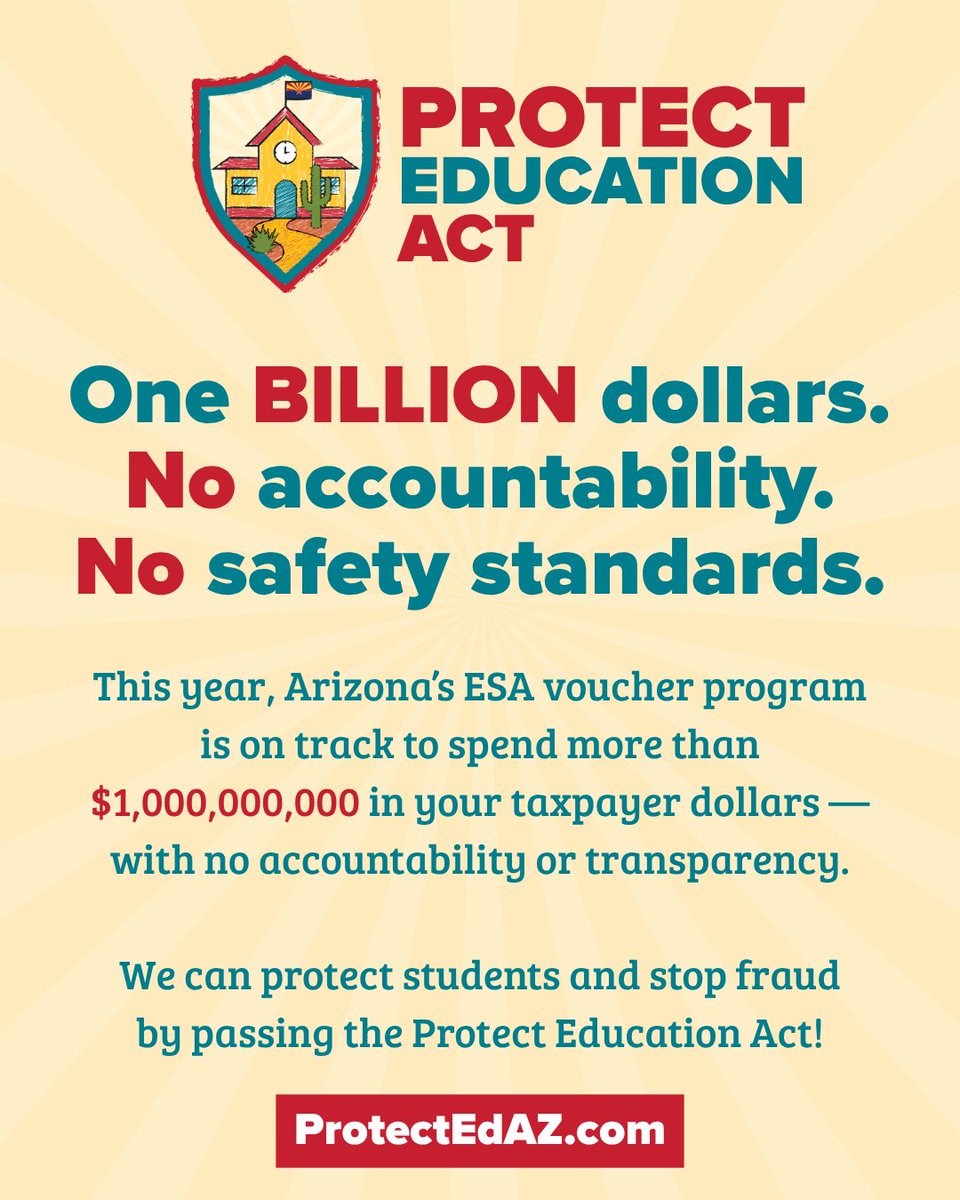 arizona_sos's tweet photo. β
π‘οΈ What will the Protect Education Initiative DO? Read all about it π
Find a location to SIGN during our #WeekOfAction
Sign up to volunteer with us πͺ https://t.co/SNZIvdxMLX https://t.co/PExGUicV2E