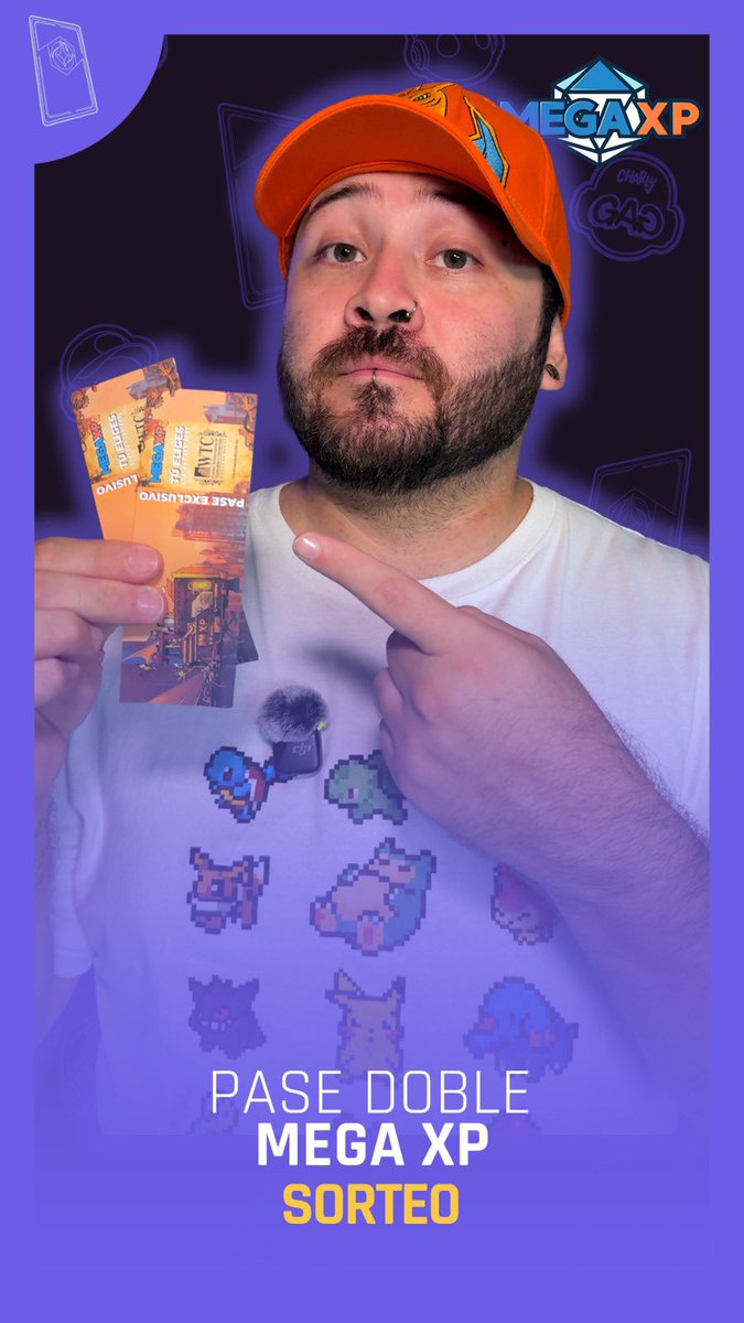 CharlyGAG's tweet photo. Gánate un pase doble para la @megaxpoficial 
Las bases están en mi último reel de  Instagram 
(Link en el primer comentario)
#giveaway #tcg #megaxp #charlygag #sorteo https://t.co/mZkLflYZMf