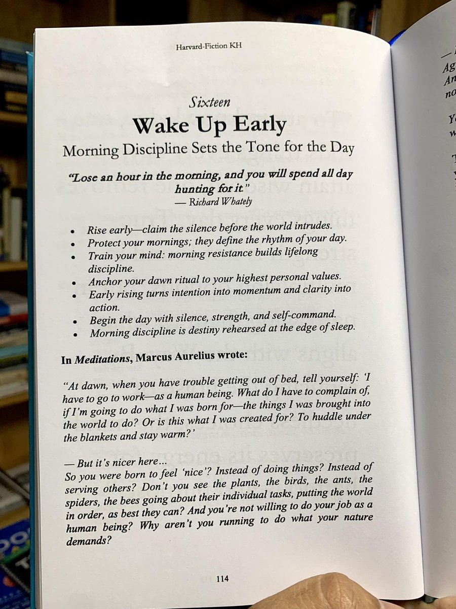 Get up early: