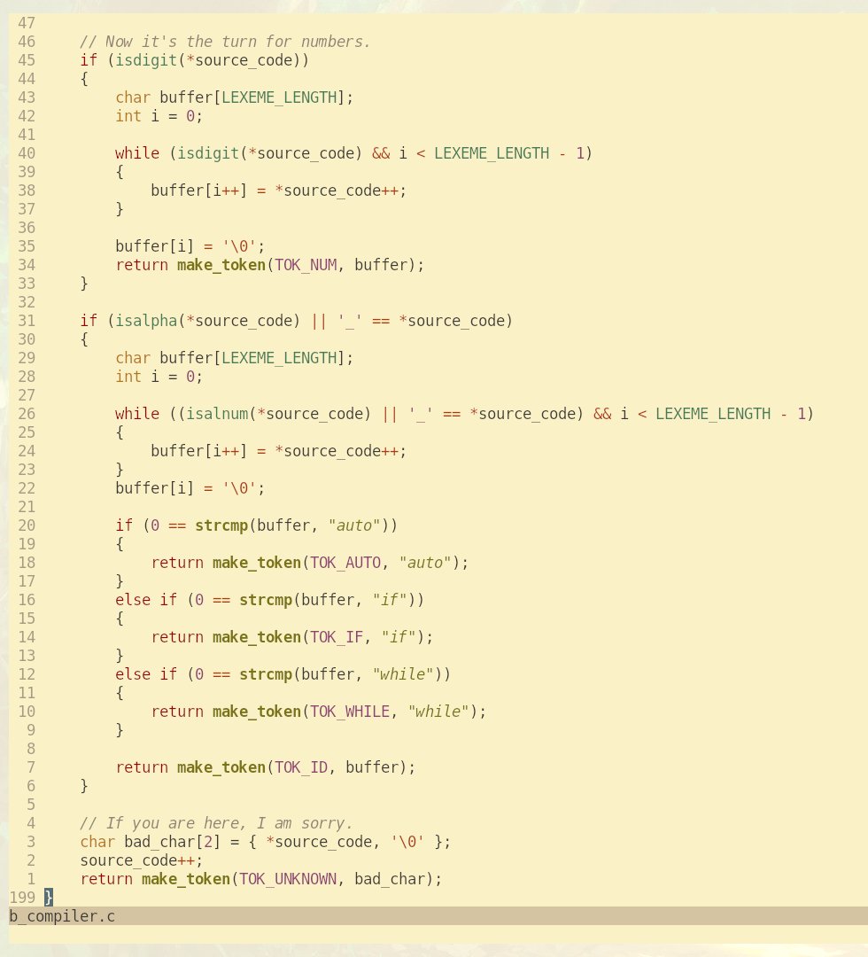For those who think that's bad, you should write a compiler ;p