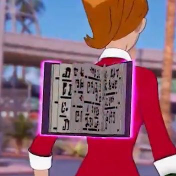 También hay uno de Diamante, Gwen tiene sus poderes como picos y hay mochila del libro de hechizos.