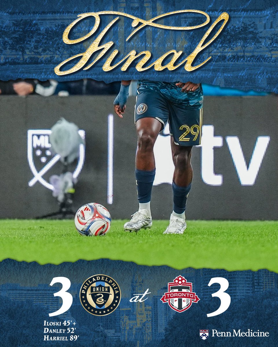 PhilaUnion's tweet image. The points are shared in Toronto.

#DOOP | @PennMedicine