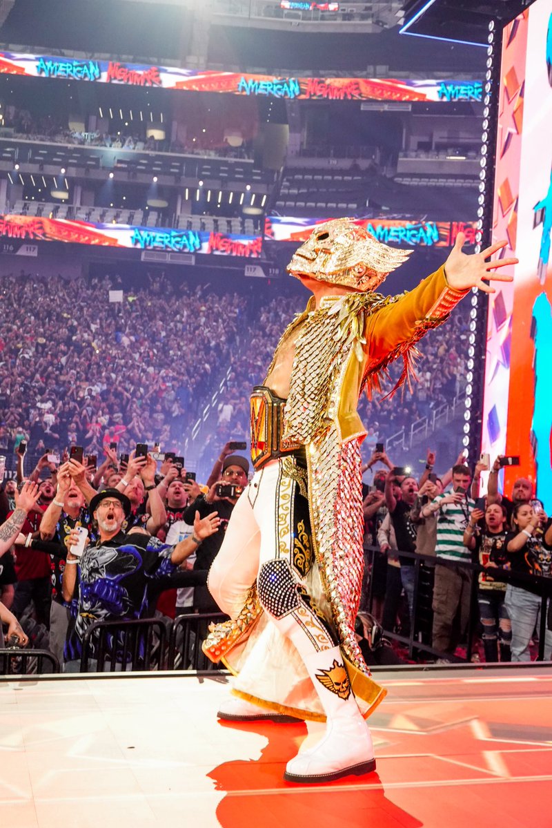 ECBITW's tweet image. WOAH 🇺🇸 

@CodyRhodes 

#wrestlemania
#americannightmare