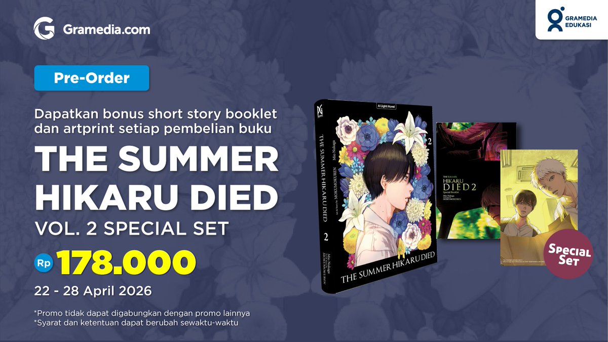 Pre Order The Summer Hikaru Died 📅 22 - 28 April 2026 Bonus Short