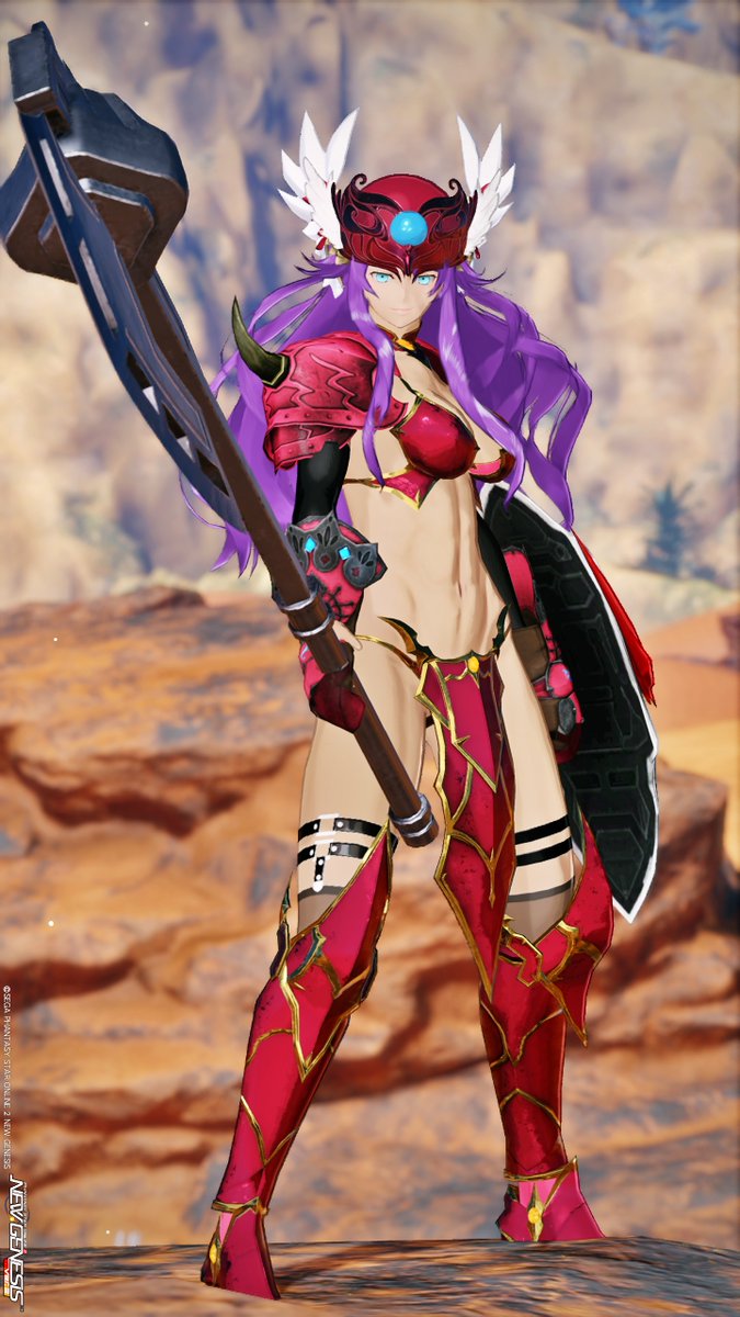 エステ無料がきたので、この前のスクラッチの筋肉スキンでドラクエ3女戦士更新
#PSO2NGS_SS #ドラクエ3