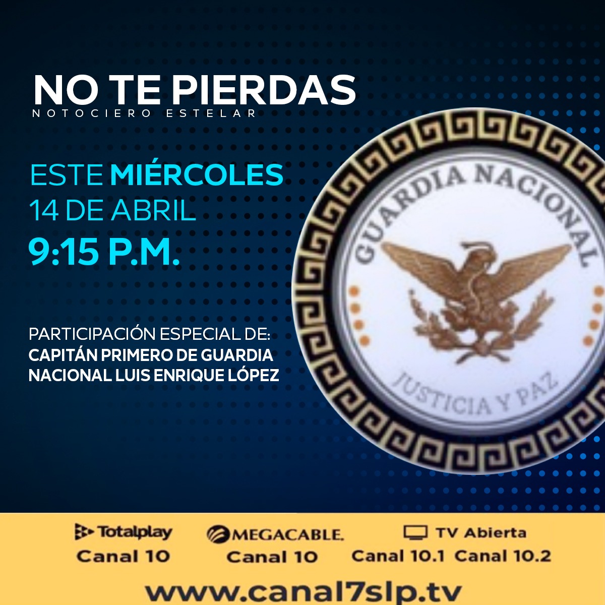 Noticieros Canal 7 tweet media