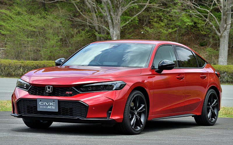 car_watch's tweet image. ホンダ、新型「シビック e:HEV RS」の情報を先行公開 “S＋シフト”や専用サスペンションを採用 car.watch.impress.co.jp/docs/news/2103… #RS #eHEV #シビック