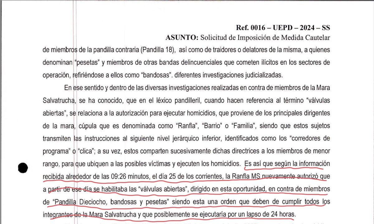 ¿No les da curiosidad saber qué dice la investigación de la FGR sobre el motivo de la MS13 para asesinar 87 personas entre el 25 y 27 de marzo de 2022?

Si fuera un investigación formal consignaría que “abrieron válvulas” porque Bukele rompió el pacto. Pero al parecer no sucederá
