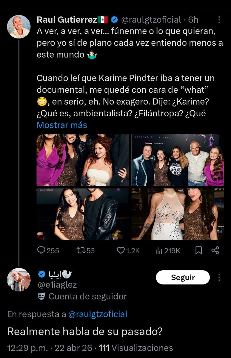 karixrio's tweet photo. @leportadeA2 @realkarime Otra q se las dió de querer humillar y quedó🤡, no sabes cómo funciona el cine bb😂 mira el que escupió y le cayó en la cara😘🤡
Ah y como NUNCA faltan, cómo es posible fans de #GalaMontes que dicen no les importa #KarimePindter están también ahí y ELIMINADO, la importancia😘😂 https://t.co/v6u03oZu5g