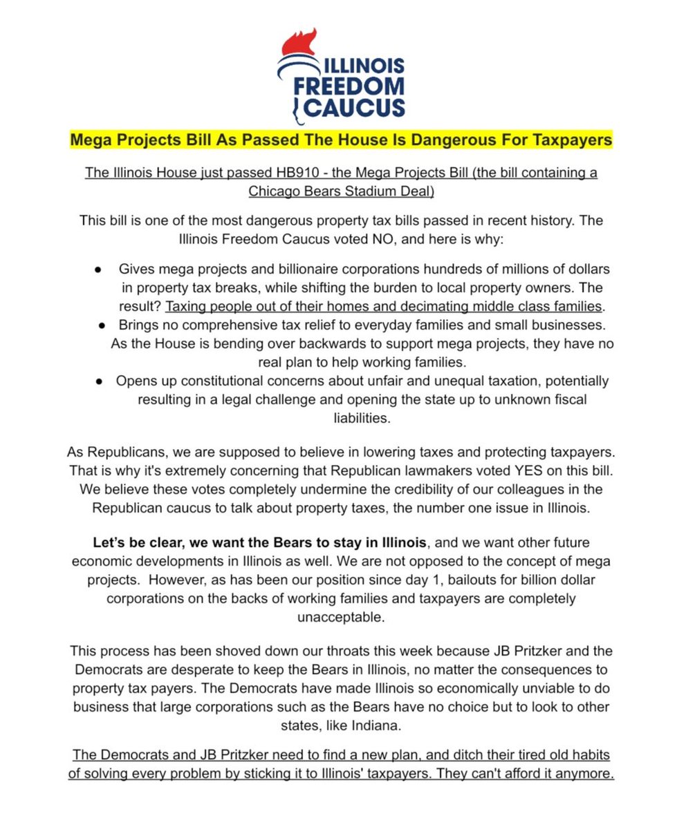 Illinois Freedom Caucus 🇺🇸 tweet media
