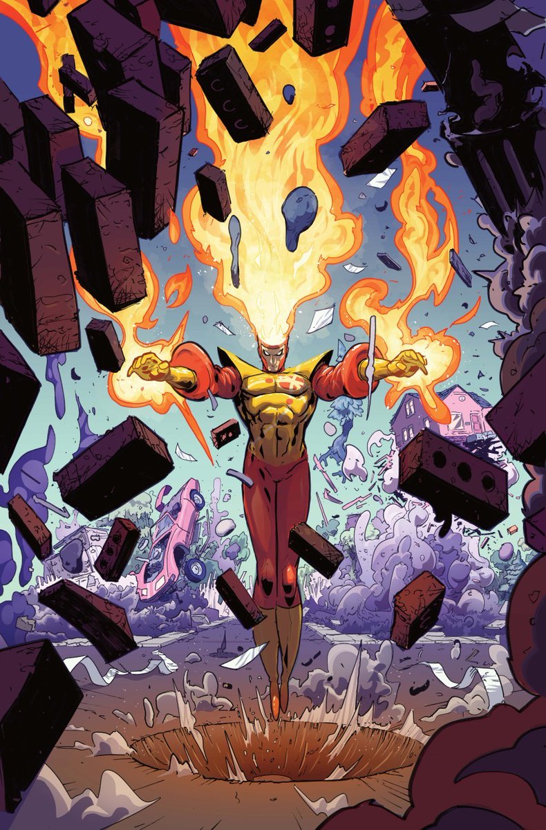 ComicCrusaders's tweet image. Firestorm by Riley Rossmo #comics #comicart #art #comicbookart