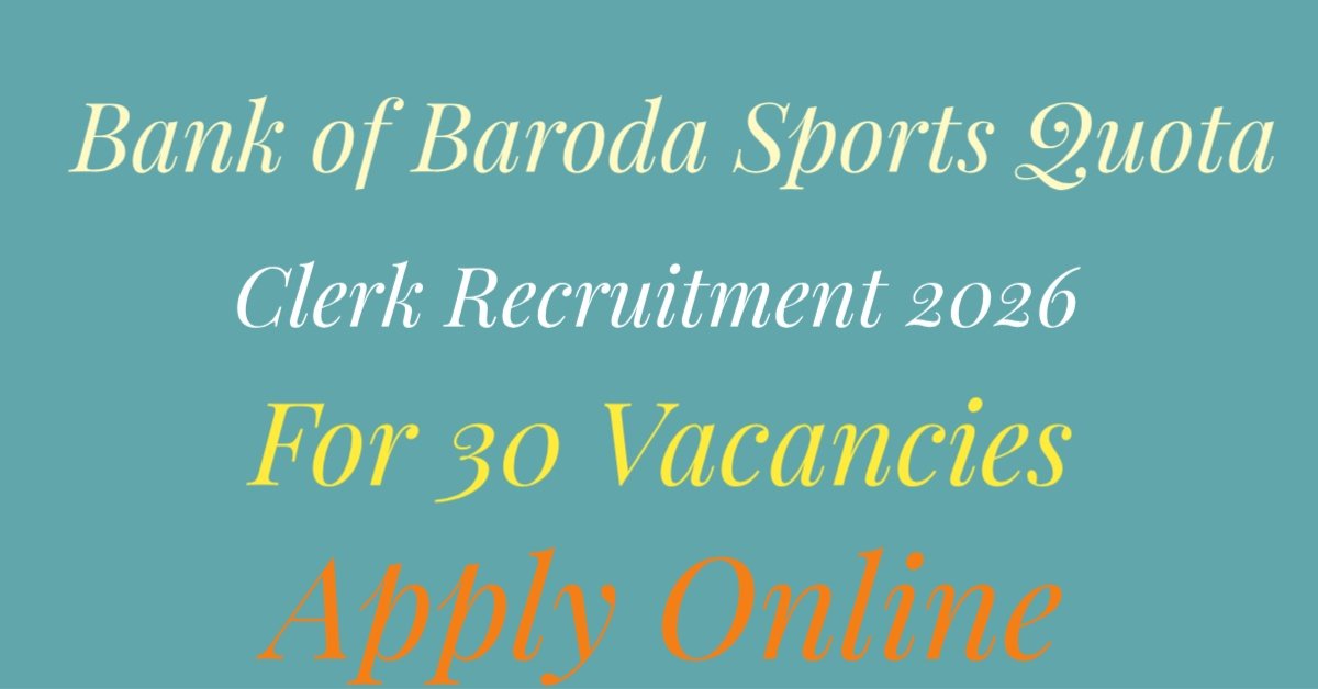 freshyojan25332's tweet image. Bank of Baroda Sports Quota Clerk Recruitment 2026

Check complete details

#BoB #Recruitment #Clerk 

freshyojananews.com 

Visit above link for more