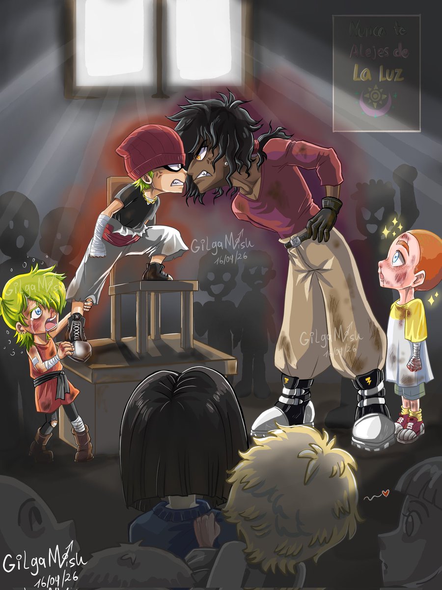 Gilgamish_'s tweet photo. Mini historias: ¡Por fin!, niños sin teléfonos *este me costó un montón, pero supongo que quedó decente 🫠*
#oc #digitalart #speedpaint #drawingsㅤㅤ https://t.co/fe7QlfUQB7