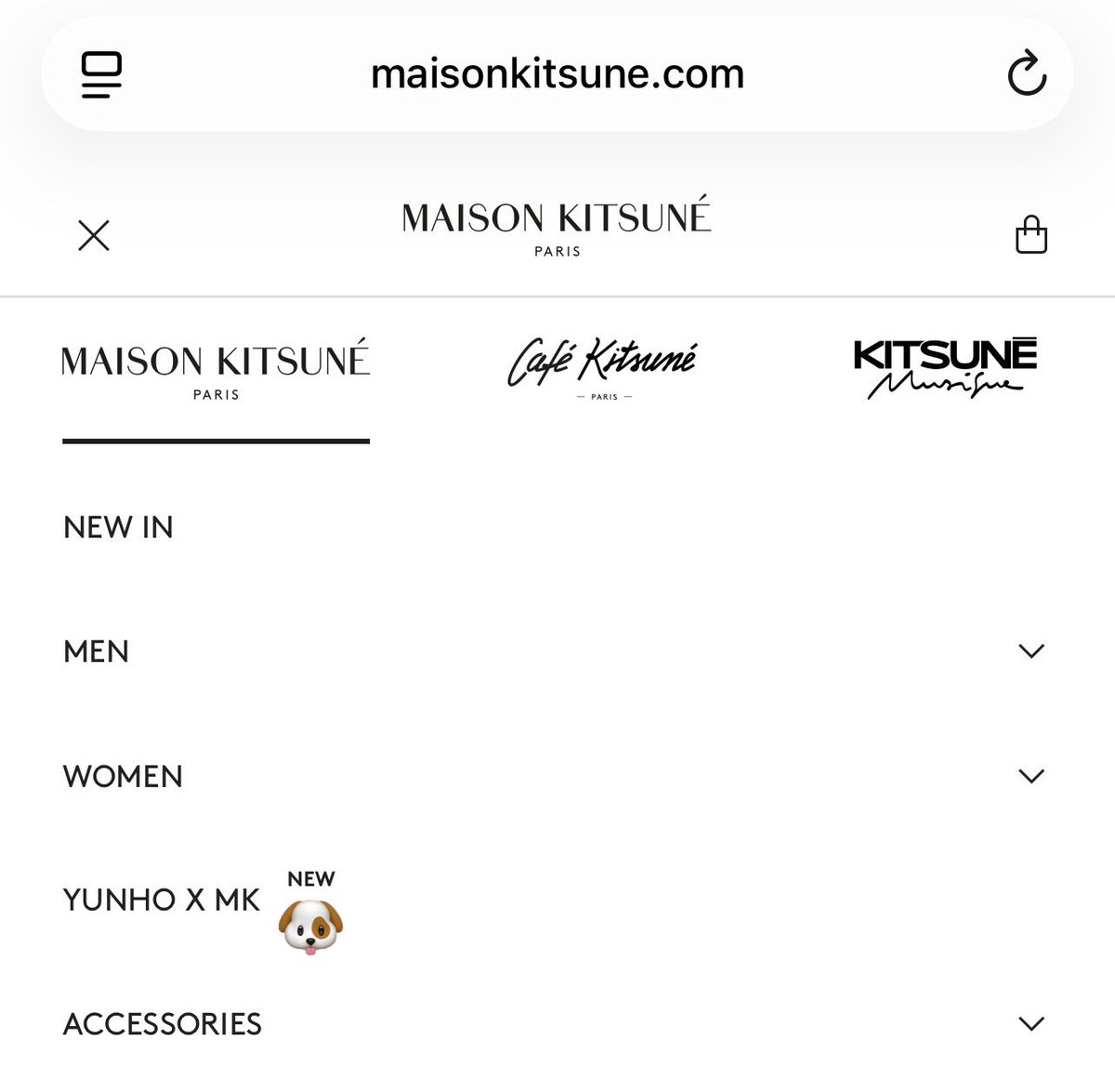 yunho having his own page on the Maison Kitsuné website is actually HUGE!!!! oh i’m so proud of him 🥹