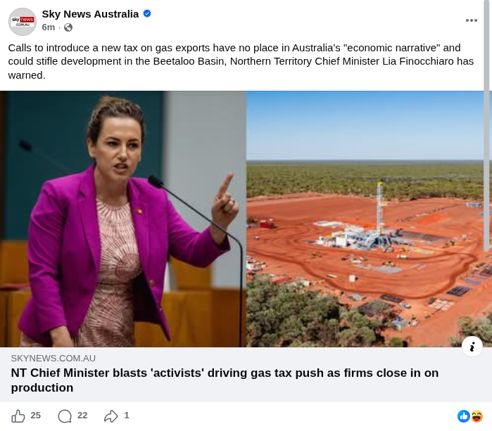 AaronDodd's tweet image. Apparently Finocchario doesn't believe Australian taxpayers, who own the resources, should be properly paid by those who make money from them. Presumably. she lets her tenants live in her rental properties for free as well. #auspol #ntpol