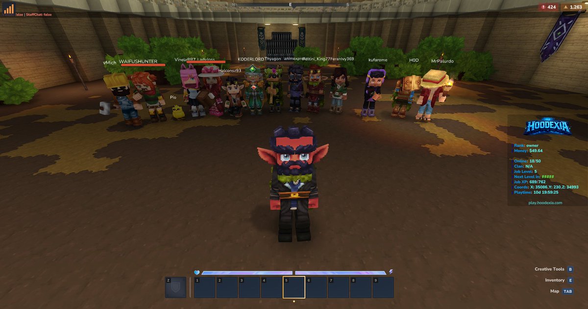 Hoodexia - Servidor de Hytale tweet media