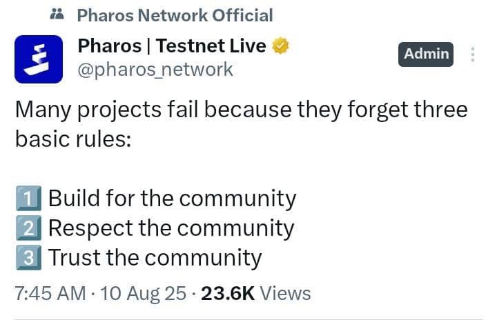 Why???? 
Only 43k USD submit to buy $PROS public sale, 

Because you deserve 🫵

$PROS <a href="/pharos_network/">Pharos | Mainnet Soon</a> <a href="/Pharos_FDN/">Pharos Foundation</a>