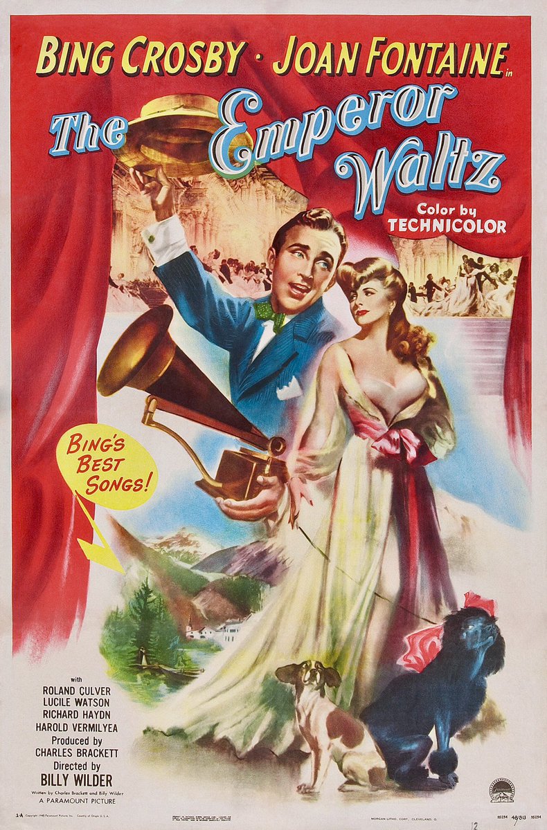 colebrax's tweet image. Goal line is in sight. Almost finished watching Billy Wilder's entire filmography. 

Remaining movies: Fedora &amp;amp; Love in the Afternoon

#NowWatching The Emperor Waltz (1948)