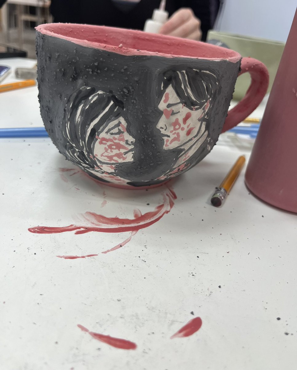 Made demo lovers mug today I can’t wait to see how it turns out