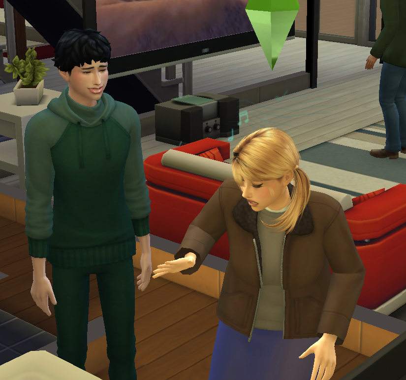 Bugbitedarlingx's tweet photo. I let my fear and hunger sims do their own thing and.... tell me why karin and LEVI have a romantic relationship... like, he's too young for you ma'am 

#fearandhungertermina #funger #termina https://t.co/wU5RbIXGwS